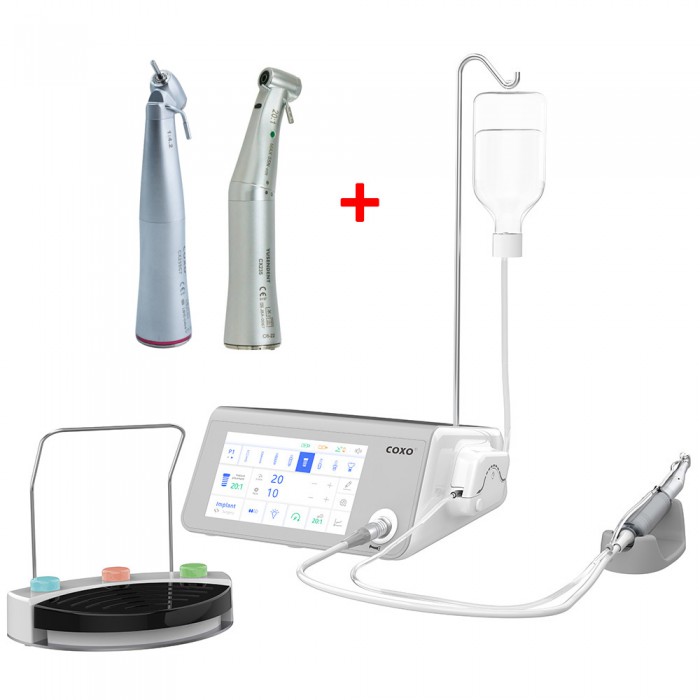 YUSENDENT COXO C-Sailor Pro+Dental Implant Surgical Motor with CX235C7-3S + CX235C6-22 Contra Angle