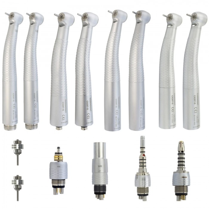 YUSENDENT COXO CX207 Dental Fiber Optic Turbine Handpiece Fit NSK Sirona KaVo Coupling