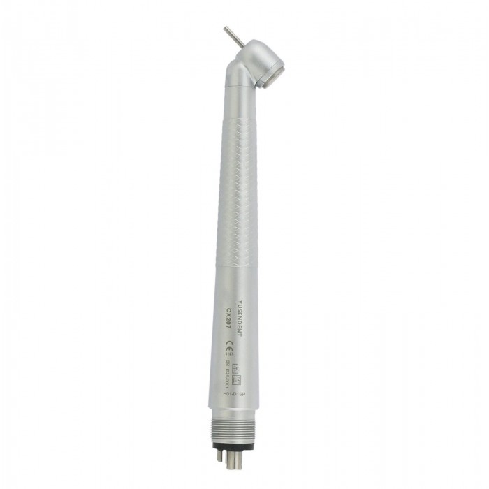 YUSENDENT COXO CX207-D1-SP Dental 45 Degree High Speed Surgical Handpiece with LED Light 4 Hole