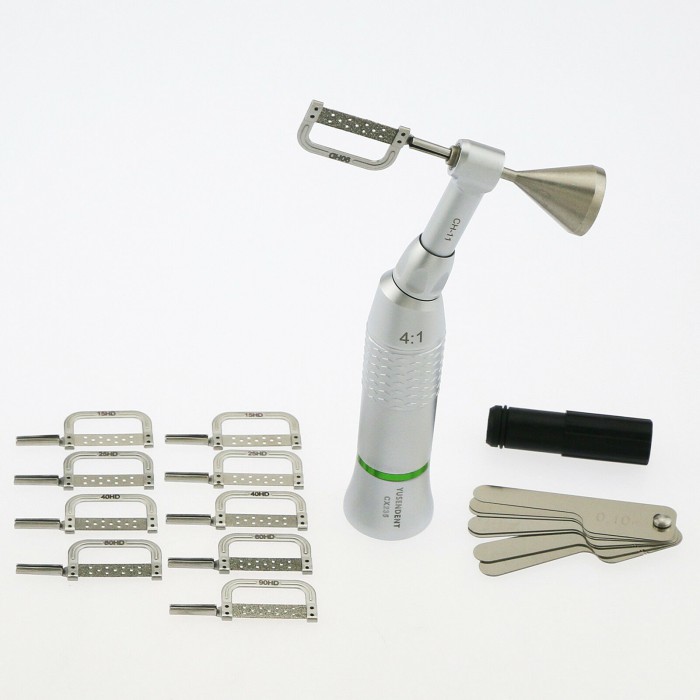 YUSENDENT COXO CX235 C3-11 Dental Orthodontic Contra Angle 4:1 IPR Handpiece Kit