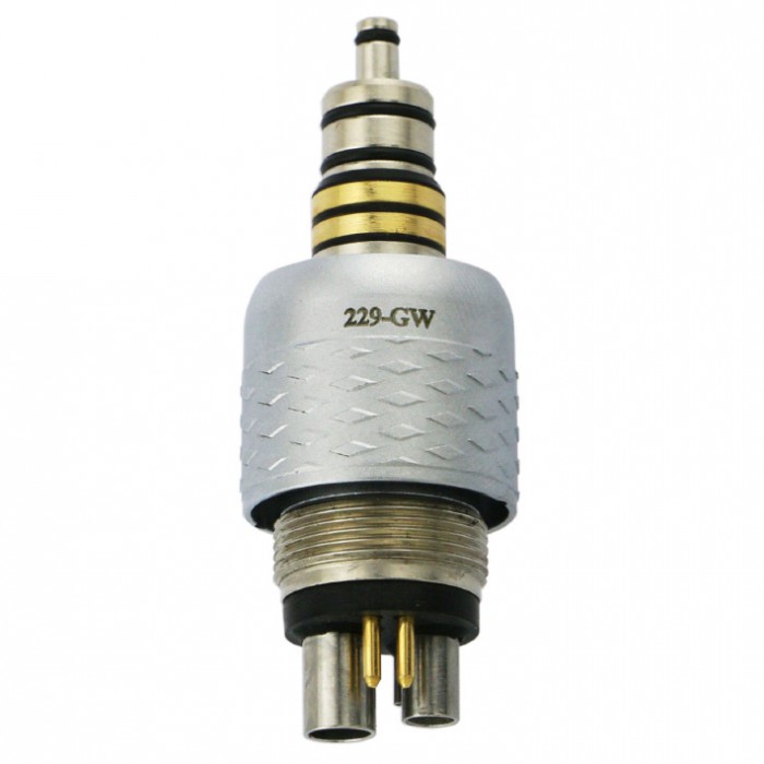 YUSENDENT CX229-GW Dental LED Quick Coupling 6 Holes Fit W&H Roto Turbine Handpiece