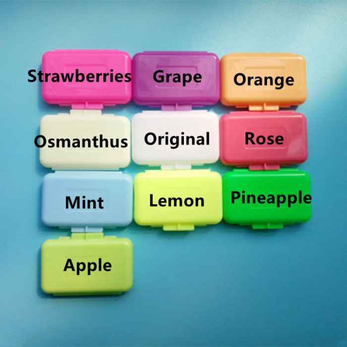 100 Pack Dental Gum Irritation Orthodontic Wax For Braces Fruit Scents