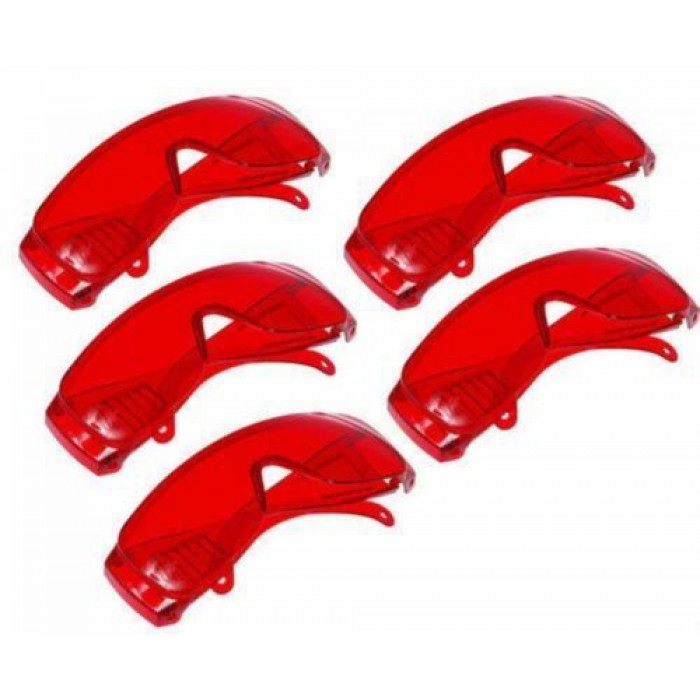 5Pcs Dental Protective Goggle Glasses for LED Curing Light