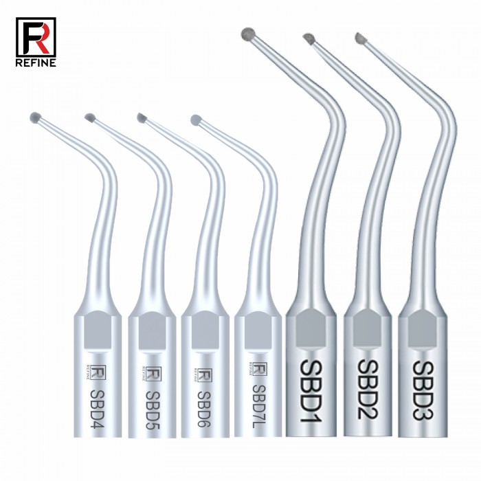 5Pcs Refine® Cavity Preparation Ultrasonic Tips SBD1 SBD2 SBD3 SBD4 SBD5/6 SBDR SBDL SBD7L SBD7R Fit Satelec NSK DTE
