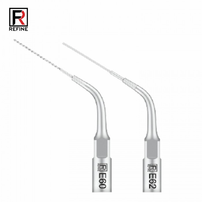 5Pcs Refine® Ultrasonic Endo Tips E60 E62 Fit EMS Mectron Woodpecker Scaler