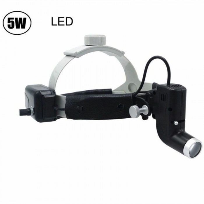 5W Headband Dental LED Surgical Headlight Medical for Surgeon Loupe ENT