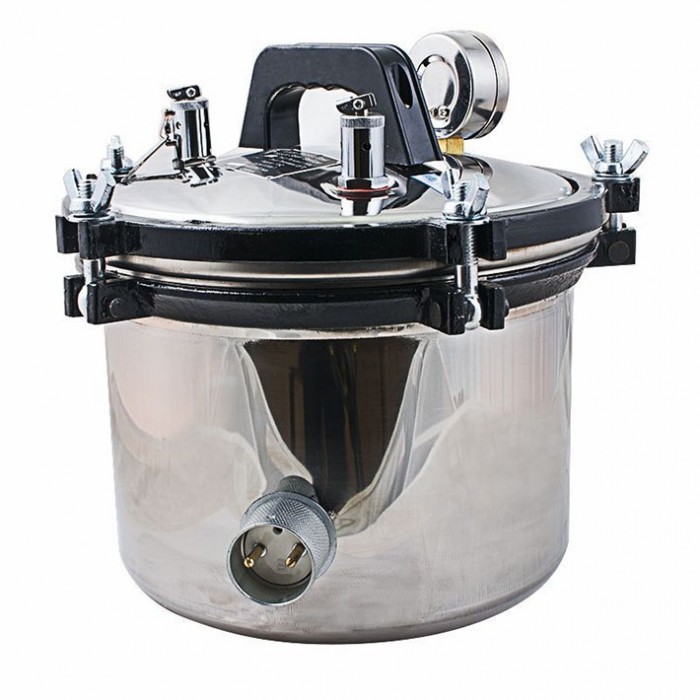 8L Small Portable Stainless Steel Autoclave Steam Sterilizer for Dental Medical