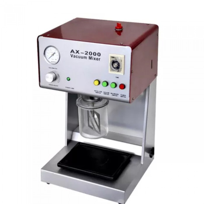 AX-2000B Dental Lab Vacuum Mixer Stone Mixing Machine