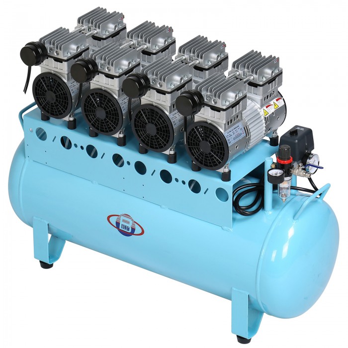 BD-204 150L Silent Oil Free Dental Air Compressor for Dental Chair Oilless 600L/min
