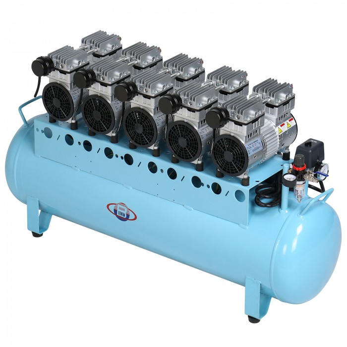 BD-205 180L Dental Lab Medical Air Compressor Silent Oilless 750L/min