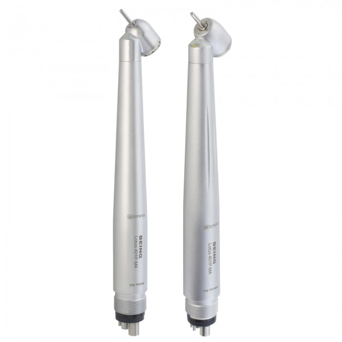 BEING 401P45 Dental 45° Surgical Handpiece with LED E Genreator 4 Hole Standard Head