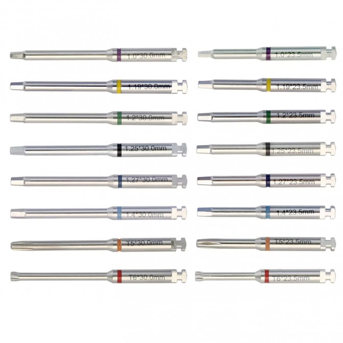 Dental Implant Abutment Latch Screwdriver Hex Driver Stainless Steel Long Short