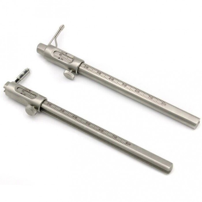 Dental Implant Measuring Gauge Scale 0-80mm Orthodontic Sliding Caliper