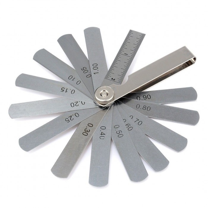 Dental Orthodontic IPR Gauge Ruler 0.05-1.00 mm