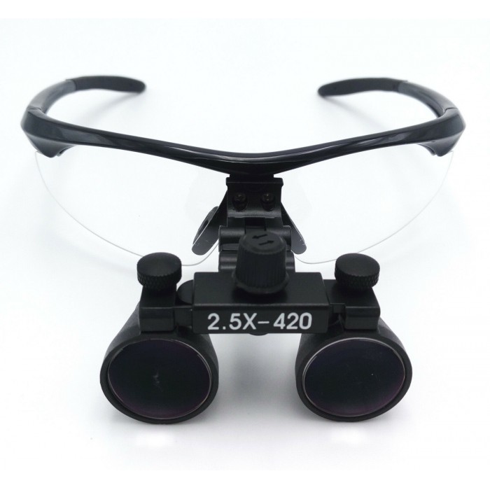 DY-101 Dental Surgical Medical Binocular Loupes 2.5X420mm