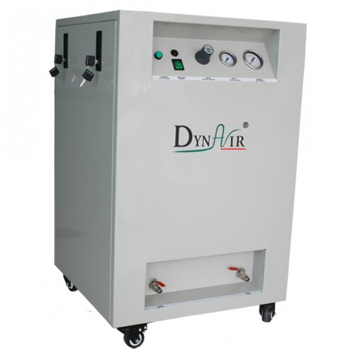 Dynamic DA7001CS 750W/1HP Dental Oilless Air Compressor 30L Tank with Silent Cabinet
