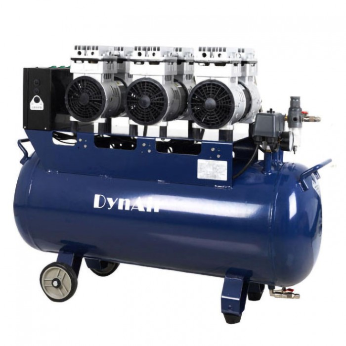 Dynamic DA7003 2.25KW/3HP Dental Oil Free Air Compressor 70L Tank