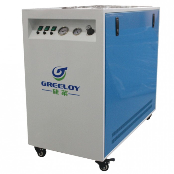 Greeloy GA-63XY 1800W/2.5HP 90L Silent Dental Air Compressor with Dryer and Silent Cabinet