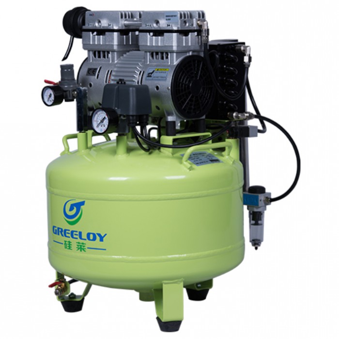 Greeloy® GA-81Y 800W/1HP Silent Dental Oilless Air Compressor with Dryer