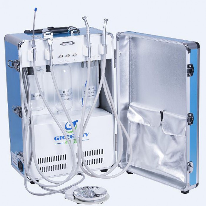 Greeloy® GU-P204 Dental Portable Unit with Air Compressor