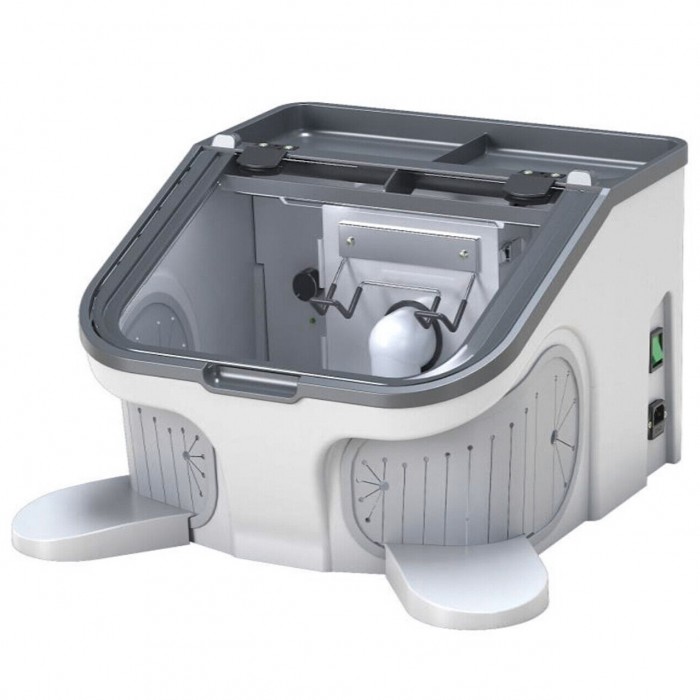 JT-69 Dental Lab Sandblaster Machine Sandblasting Dust-proof Box with LED Light