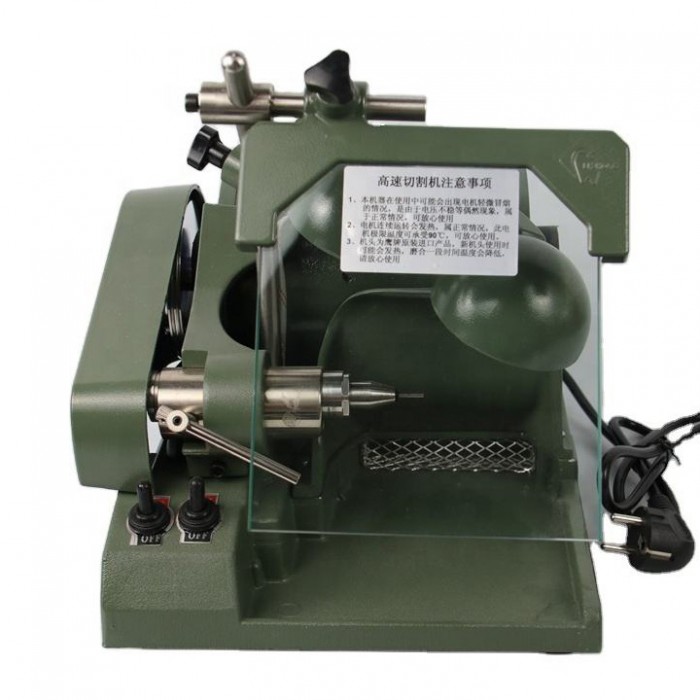 LZ 370W Dental Lab High Speed Cutting Polishing Lathe with Spindle Alloy Grinder 18,000RPM