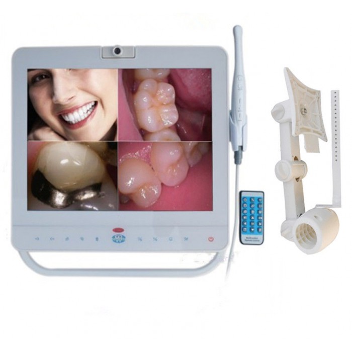 MD1500 15 Inch Dental Monitor Intraoral Camera with LCD holder VGA+VIDEO Port