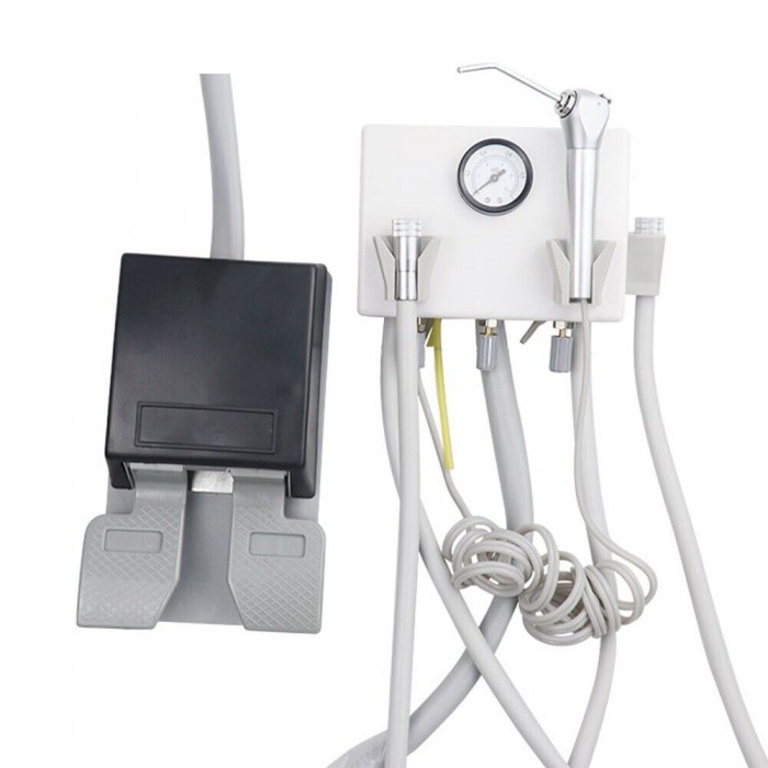 Portable Dental Turbine Unit Working with Compressor