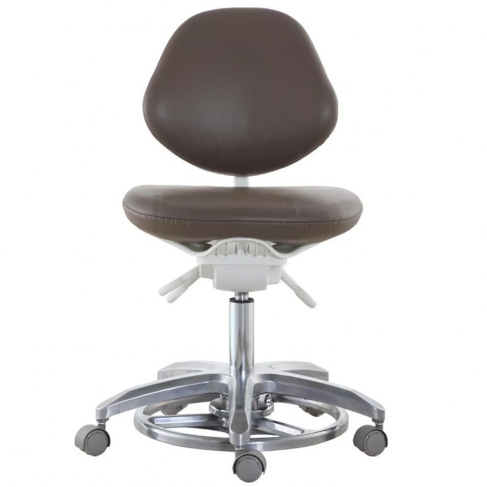 QY DS-FC Dental Operator Stool Dentist Hygienist Assistant Stool with Backrest