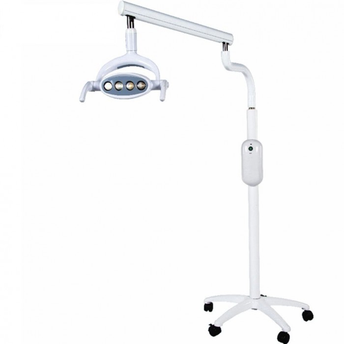 Saab P102A Mobile 15W Shadowless Dental Operatory Light Dentist Oral Lamp Floor Standing Type