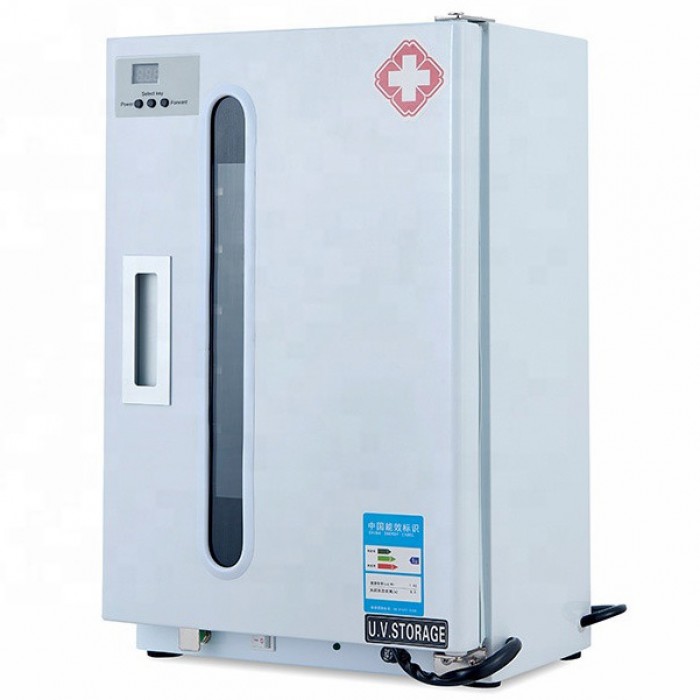 27L Dental Medical UV Lamp Sterilizer Tool Steilization Cabinet LED Digital Display