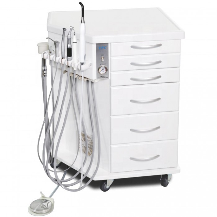 TPC OMC2375CV-SL/ OMC2375CV Mobile Dental Delivery Cabine System Cart Unit with Air Compressor