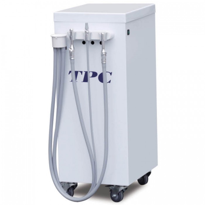 TPC PC-2530 Portable Dental Suction Unit Mobile High Volume Vacuum Pump