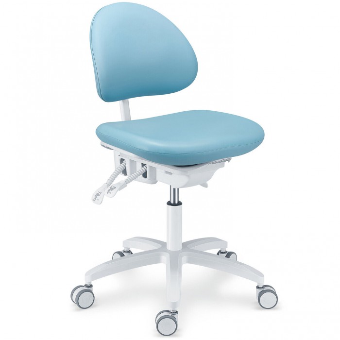 TYTC PLST-064-067 Dental Hygienist Chair Ergonomic Dentist Operator Stool with Backrest