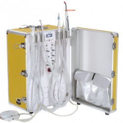 XS-341 Dental Portable Unit with Compressor +Curing Light+Scaler Handpiece 4H
