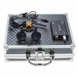 3.5X Dental Surgical Loupe + 5W LED Headlight with Filter + Aluminum Box