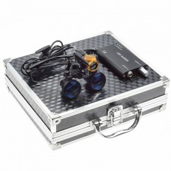 3.5X Dental Surgical Loupe + 5W LED Headlight with Filter + Aluminum Box