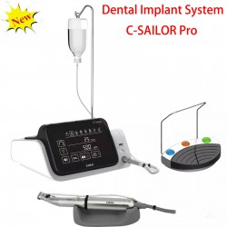 YUSENDENT COXO C-Sailor Pro Dental Implant Surgical Motor with 2Pcs CX235C6-2 LED Contra Angle