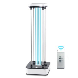 36W Portable UVC Ozone Ultraviolet Disinfection Lamp Remote UV Light Sterilization