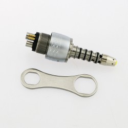 YUSENDENT COXO CX229-GS Dental LED Quick Coupling 6 Holes Fit Sirona R/F Turbine Handpiece