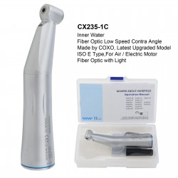 YUSENDENT COXO CX235-1B/1C/1E Dental Contra Angle 1:1 Handpiece Fiber Optic E Generator LED