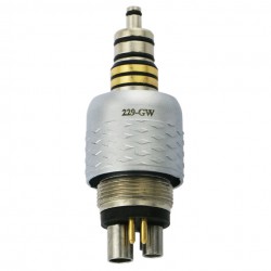 YUSENDENT CX229-GW Dental LED Quick Coupling 6 Holes Fit W&H Roto Turbine Handpiece