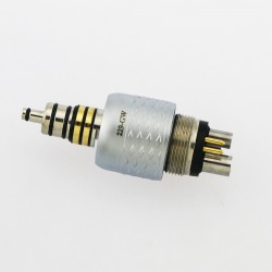 YUSENDENT CX229-GW Dental LED Quick Coupling 6 Holes Fit W&H Roto Turbine Handpiece