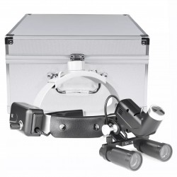 YUYO 4.0X/5.0X/6.0X/8.0X-R Ergonomic Dental Surgical Ergo Loupe + 5W LED Headband Headlight