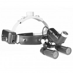 YUYO 4.0X/5.0X/6.0X/8.0X-R Ergonomic Dental Surgical Ergo Loupe + 5W LED Headband Headlight
