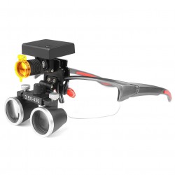 YUYO DY-117 3.5X Dental Surgical Loupe + DY-010 Wireless 3W LED Headlight