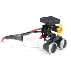YUYO DY-117 3.5X Dental Surgical Loupe + DY-010 Wireless 3W LED Headlight