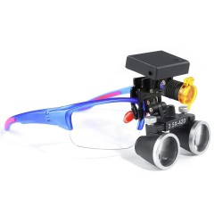 YUYO DY-117 3.5X Dental Surgical Loupe + DY-010 Wireless 3W LED Headlight