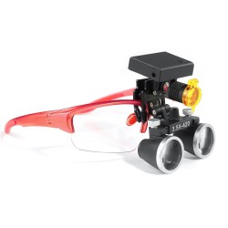 YUYO DY-117 3.5X Dental Surgical Loupe + DY-010 Wireless 3W LED Headlight