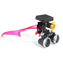 YUYO DY-117 3.5X Dental Surgical Loupe + DY-010 Wireless 3W LED Headlight